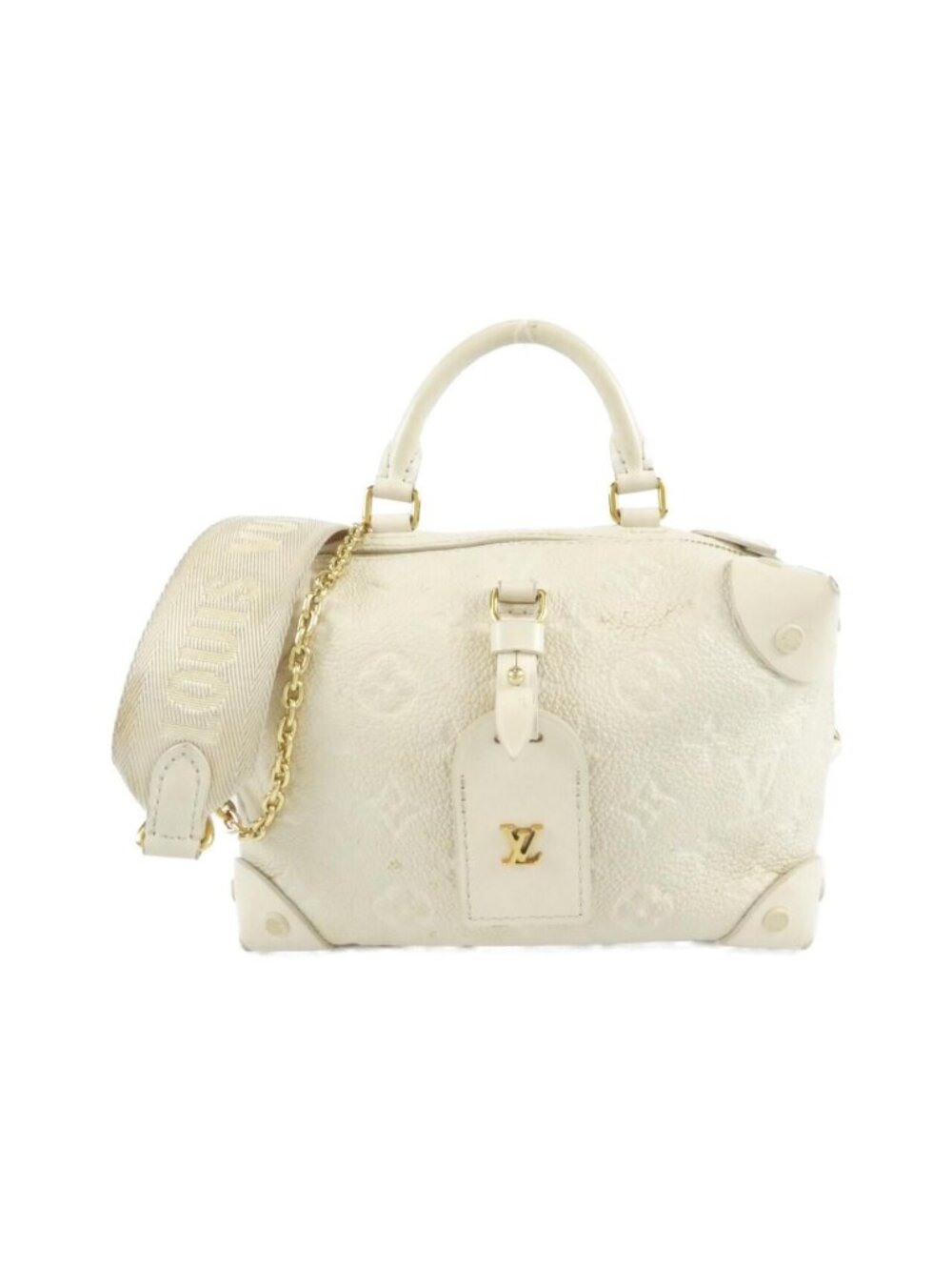 Louis Vuitton Monogram Empreinte Petite Malle Souple Shoulder Bag